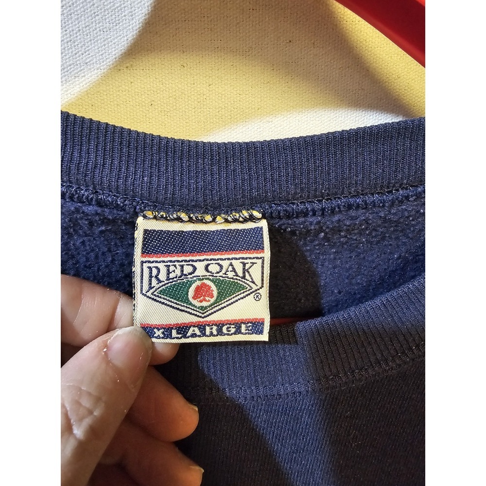 Vintage 90s Notre Dame Fighting Irish Crewneck Sweater Adult Size XL NCAA - Picture 3 of 5